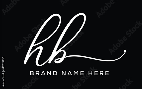 Initial H and B Logo Design and Minimalist Handwriting Style free . HB Signature Logo image.H AND B SCRIPT LOGO IMAGE,HB  SCRIPT LOGO VECTOR,HB SCRIPT LOGO PNG,HB SCRIPT LOGO FREE DOWNLOAD,. Beaut