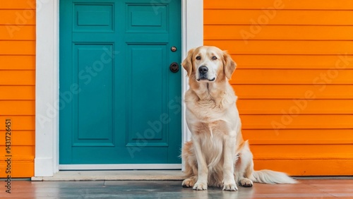 dog guard out side of house