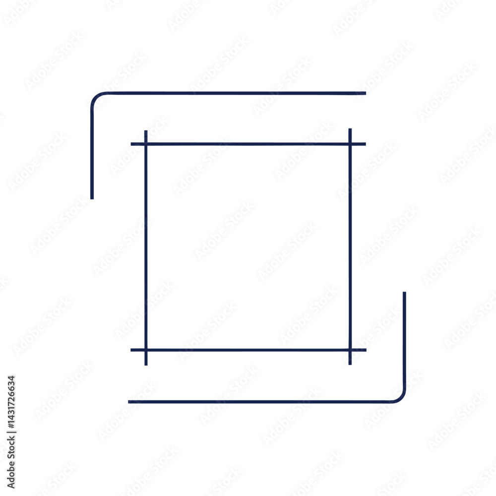 vector drawing of a whiteboard