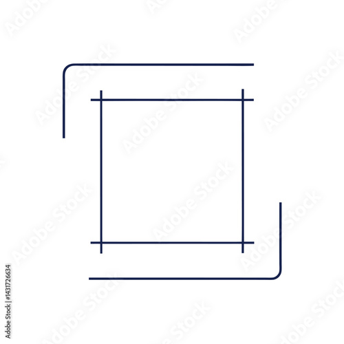 Obraz na płótnie vector drawing of a whiteboard w salonie