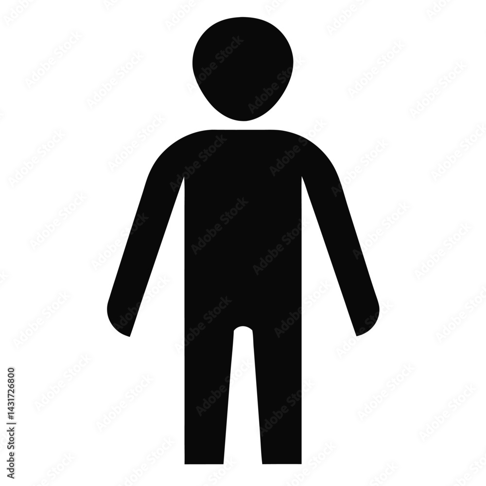 man silhouette symbol