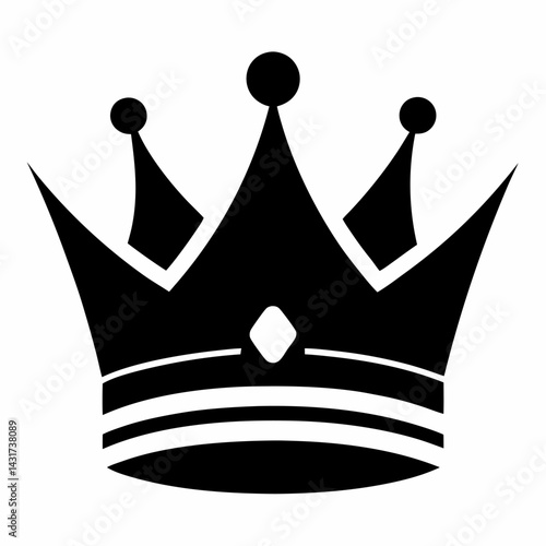 best  crown icon, crown clipart template black and white, king crown silhouette, black and white silhouette, vector and illustration 