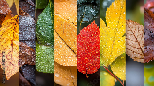 Colorful collage banner showing diverse weather across all four seasons, symbolizing the passage of time, nature’s cycles, and the ever-changing moods of the environment.


