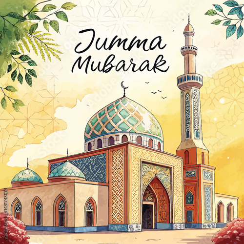 Tableau sur toile Jumma Mubarak
