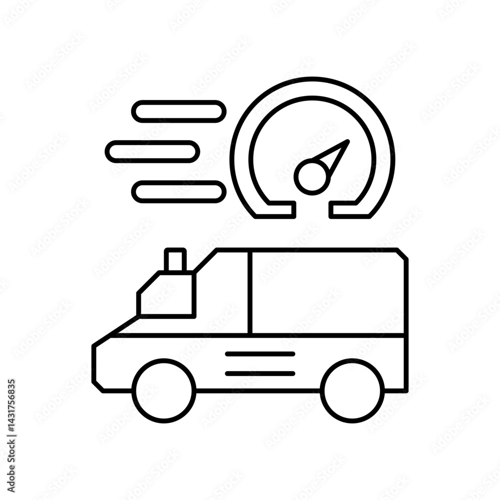 fast ambulance car icon design fast ambulance car icon design