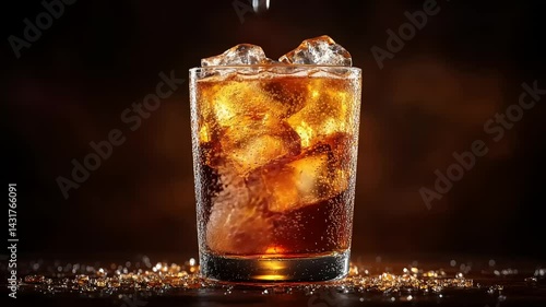 Wallpaper Mural Iced cola drink in glass Torontodigital.ca