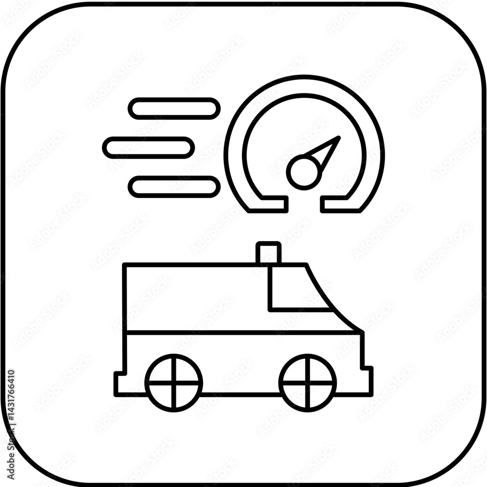 fast ambulance car icon design fast ambulance car icon design