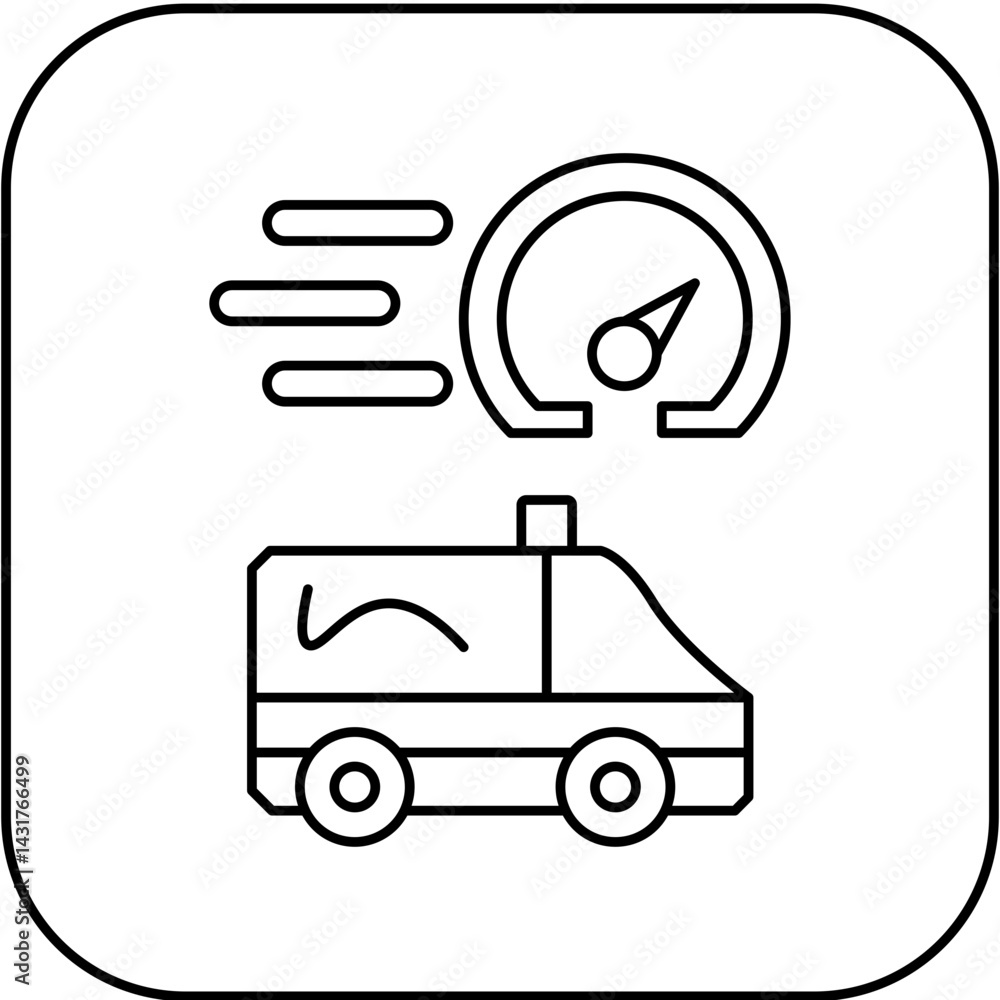 fast ambulance car icon design fast ambulance car icon design