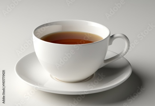 Wallpaper Mural There's a cup of tea on the saucer on the table Torontodigital.ca