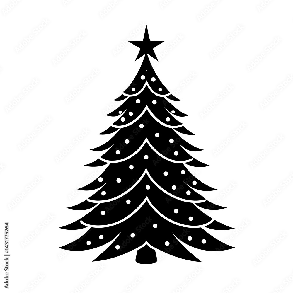 Obraz premium Christmas Vector on White Background | Festive Holiday Clipart for Seasonal Designs