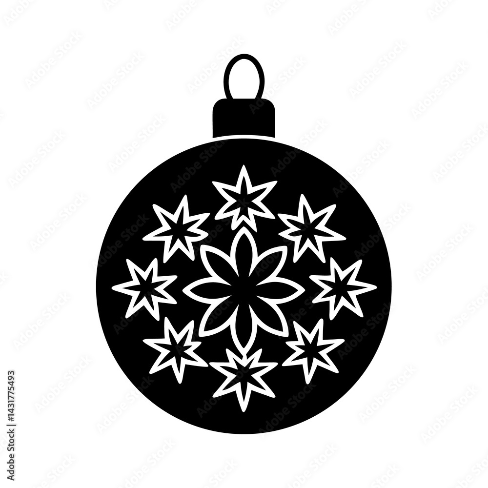 Fototapeta premium Christmas Vector on White Background | Festive Holiday Clipart for Seasonal Designs