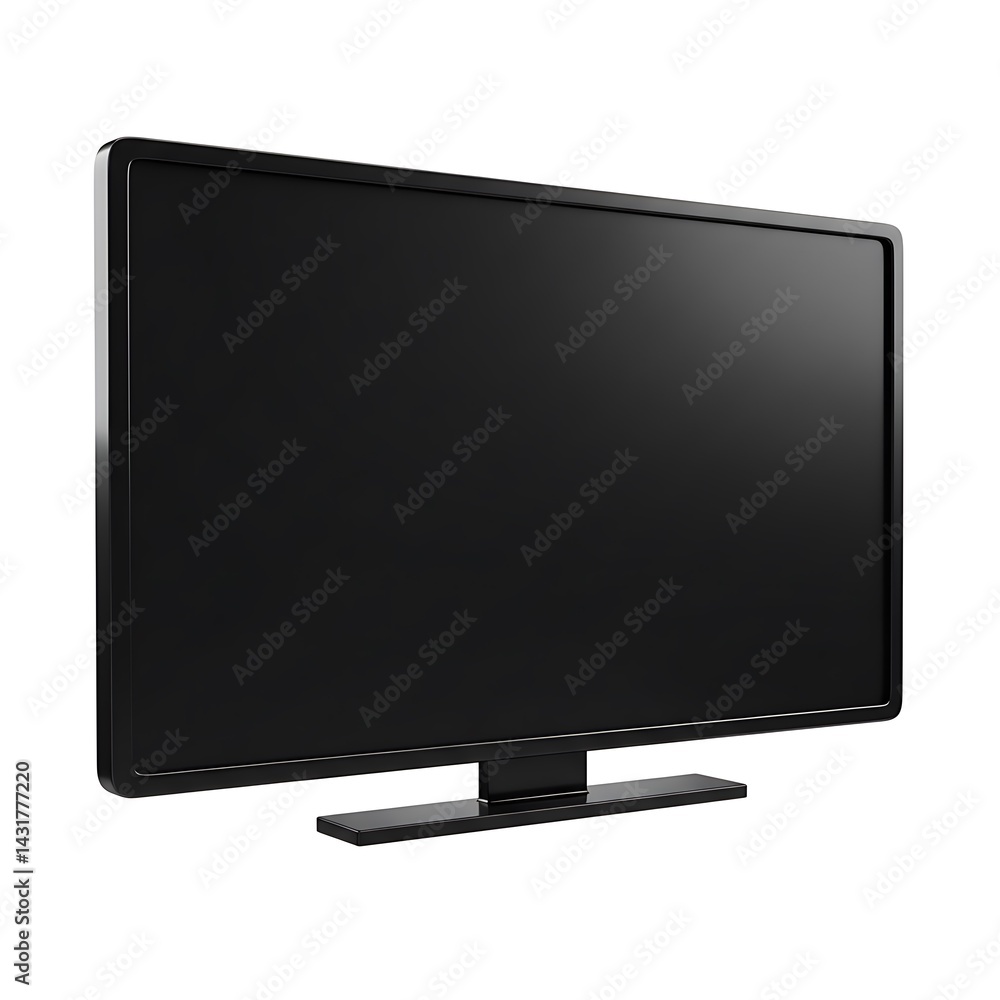 3D black flat smart TV 3D black flat smart TV