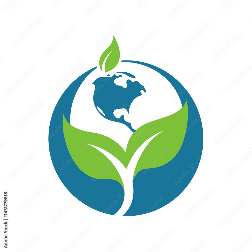 Fototapeta premium Pure Earth logo design