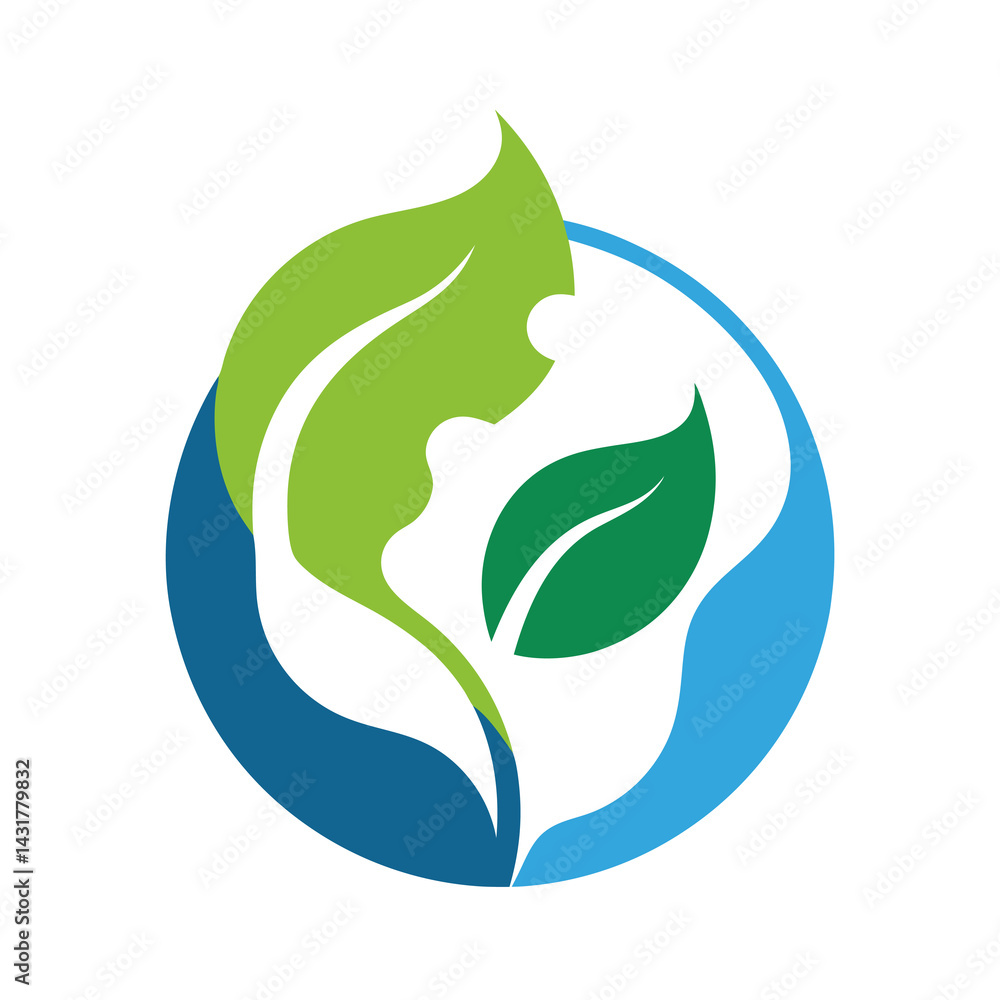 Obraz premium Pure Earth logo design