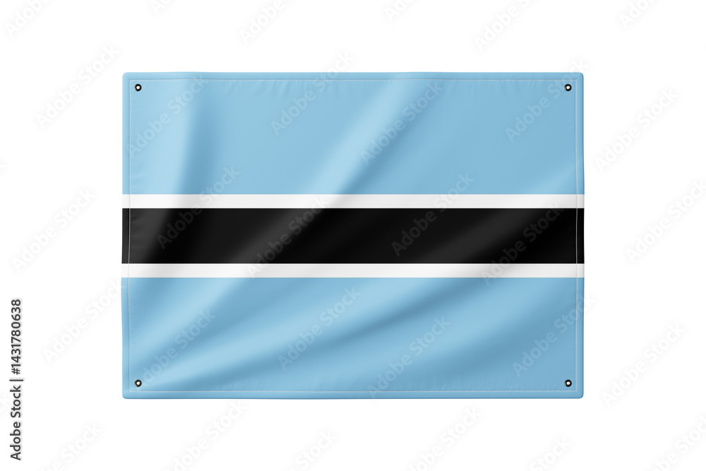 Naklejka premium Flag of Botswana