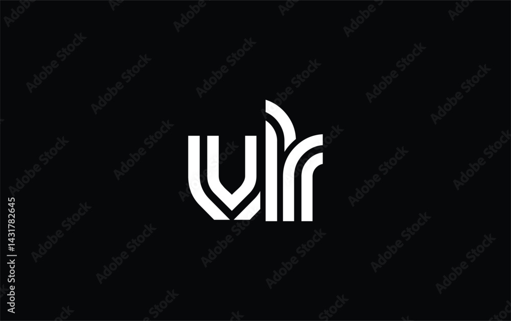 VLR Creative Unique Modern Letter Logo Design. Stylized logo featuring a unique letter design, presenting abstract minimalist aesthetics and modern appeal. VLR Creative Unique Modern Letter Logo Design. Stylized logo featuring a unique letter design, presenting abstract minimalist aesthetics and modern appeal.