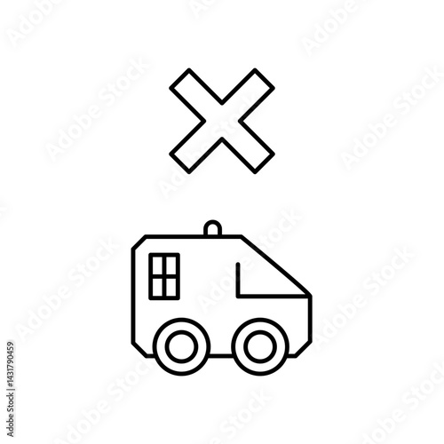 ambulance icon design failed