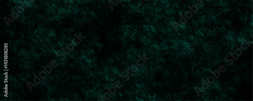 Dark abstract green jade colored smoke textured oil paint art background. Dark green smoke flowing on a black canvas. 