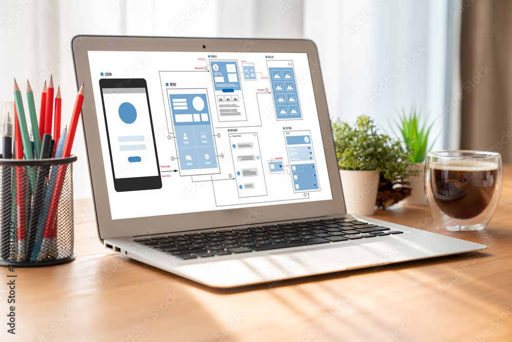 UX UI design process for modish mobile application and website . Creative prototype of wireframe for professional app developer . UX UI design process for modish mobile application and website . Creative prototype of wireframe for professional app developer .