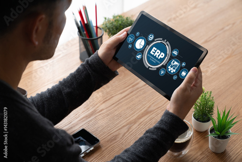 ERP enterprise resource planning software for modish business to plan the marketing strategy
