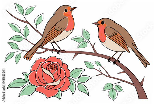 bird on branch