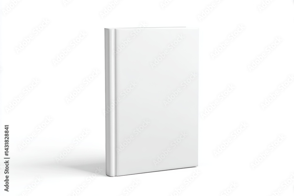 Blank hardcover book mockup for educational design projects and creative brainstorming Blank hardcover book mockup for educational design projects and creative brainstorming