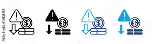 Financial Risk Icon