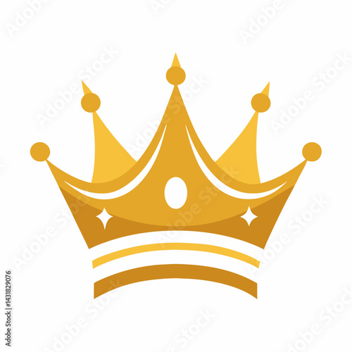 best golden crown vector illustration, golden crown vector illustration for luxurious, logo