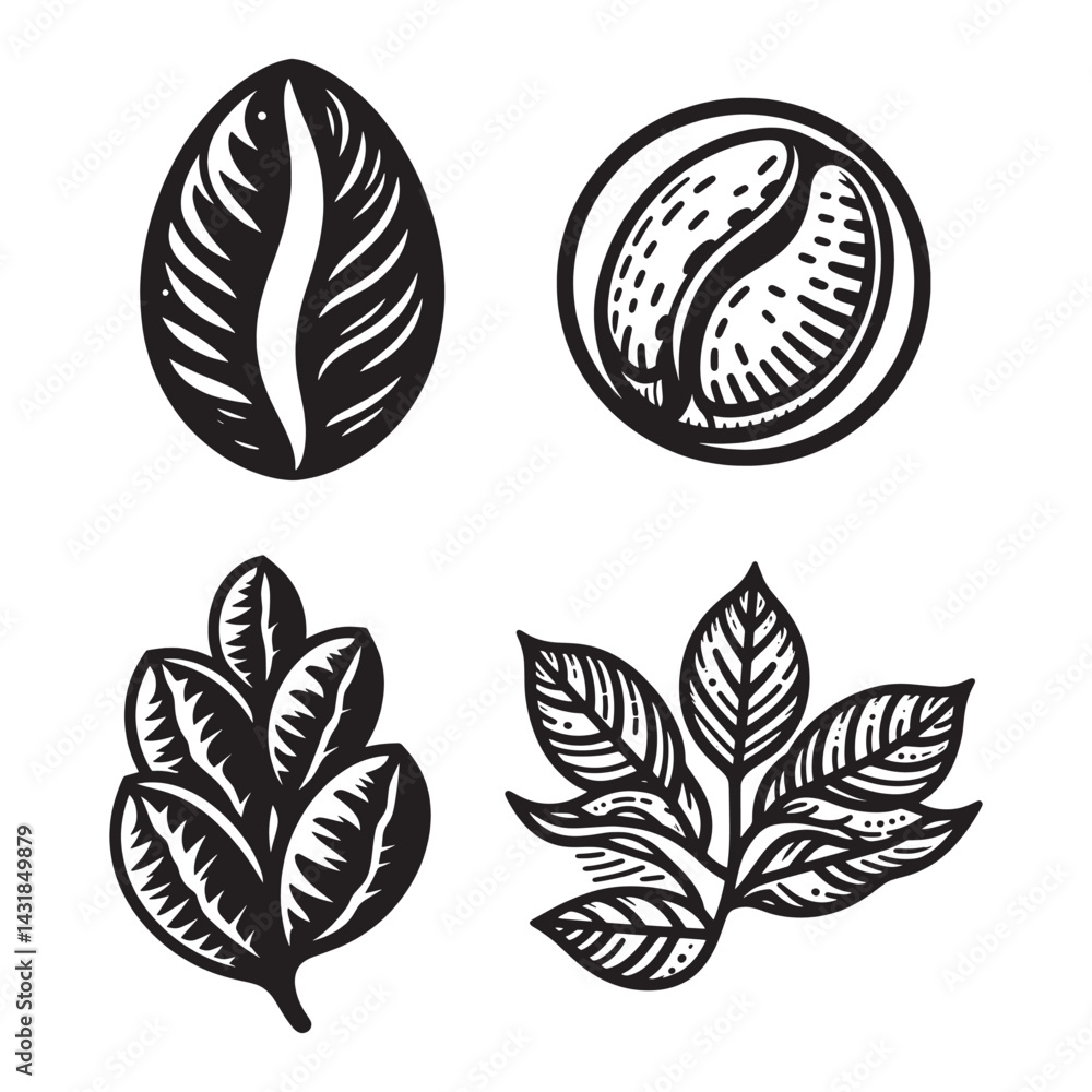 Coffee bean Svg Bundle Coffee bean Svg Bundle