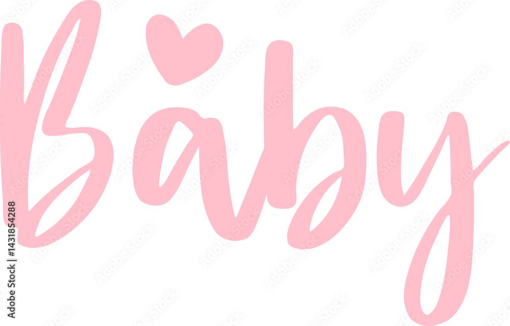Baby typography design on plain white transparent isolated background for card, shirt, hoodie, sweatshirt, apparel, tag, mug, icon, poster or badge Baby typography design on plain white transparent isolated background for card, shirt, hoodie, sweatshirt, apparel, tag, mug, icon, poster or badge