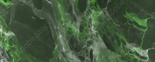 Abstract Green Veins of Stone: A mesmerizing display of nature's artistry is captured in this image. intricate veins of emerald and gray swirl together, evoking a sense of geological wonder. Design