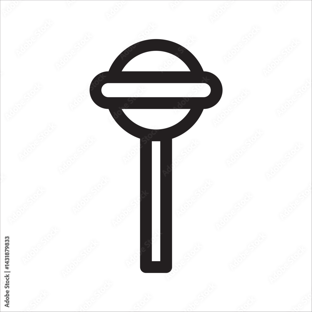 candy icon, vector illustration on white background candy icon, vector illustration on white background