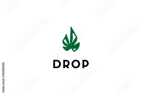 Template logo design solution for CBD oil