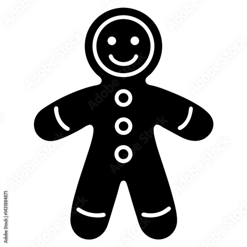 Cartoon 3D illustration of a fun robot boy character with a heart, like a gingerbread toy or plasticine doll design