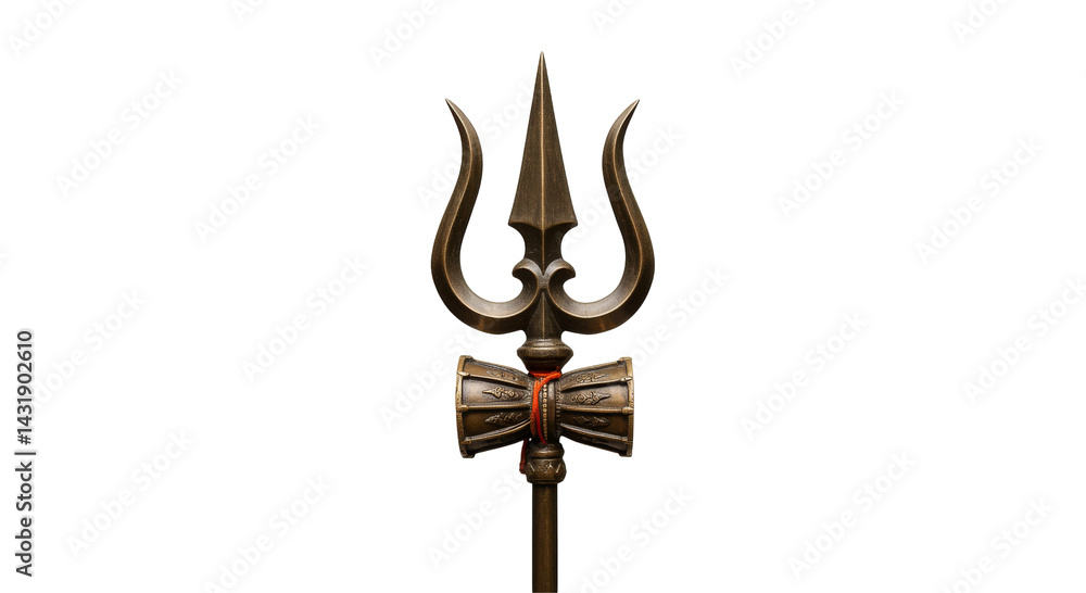 The trident of Lord Shiva isolated on transparent background, , Trishula, Trishul the symbol of Lord Shiva, PNG The trident of Lord Shiva isolated on transparent background, , Trishula, Trishul the symbol of Lord Shiva, PNG