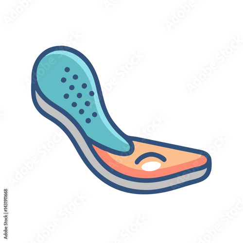 Orthopedic Shoe Insole: Arch Support and Foot Comfort