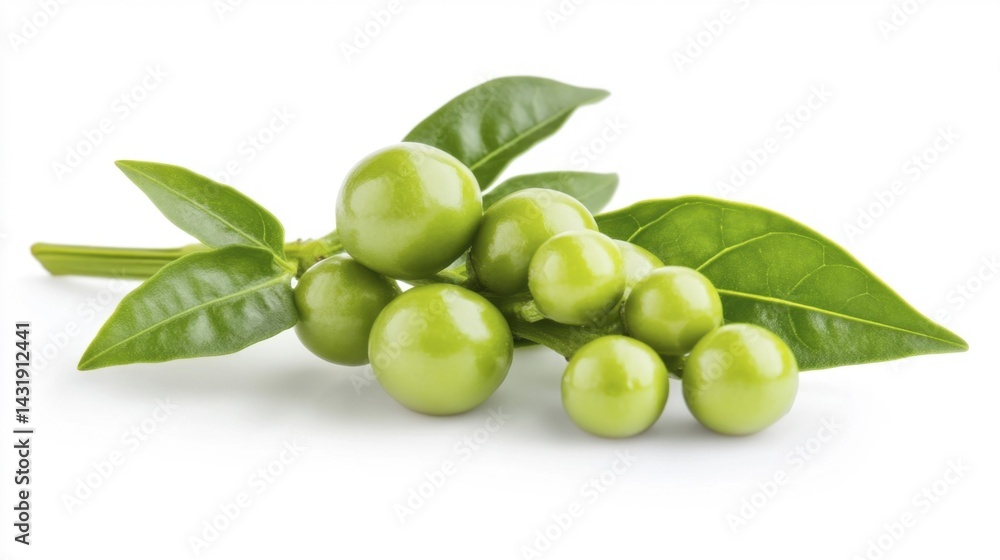 Zimbabwe Bird pepper isolated on white background. Generative AI Zimbabwe Bird pepper isolated on white background. Generative AI