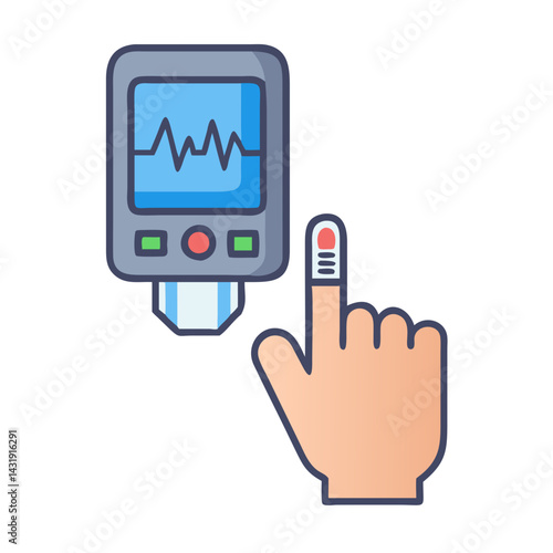Finger pulse oximeter for health monitoring and diagnostics