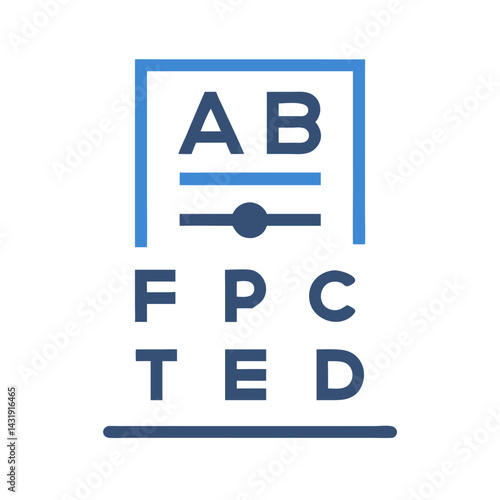 Eye Exam Chart for Vision Test and Checkup