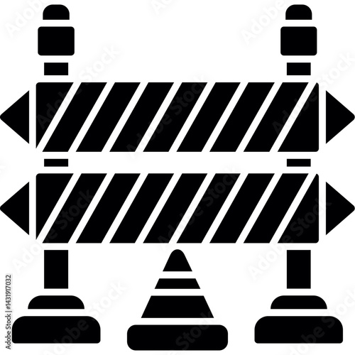 Road Barrier Icon