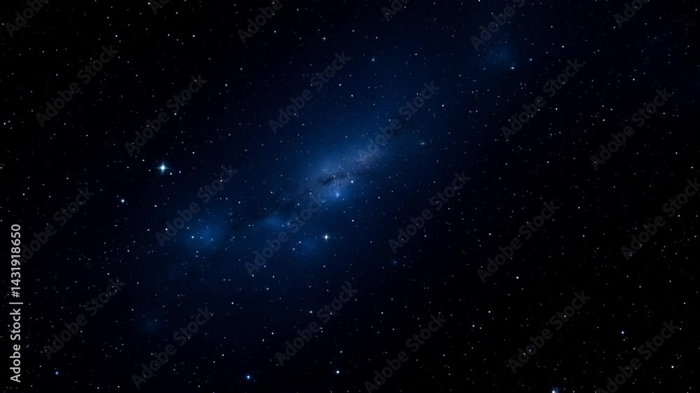 Shimmering Stars Twinkling in Deep Space Against Dark Cosmic Background Shimmering Stars Twinkling in Deep Space Against Dark Cosmic Background