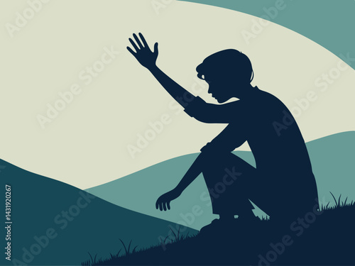 against violence. bullying in society, school, work. protect the weak. helping hand. bullying at school. children's day. illustration-protect teenager. bullying-social problem. offended boy. lonely