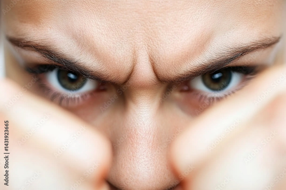 Fototapeta premium Fists poised and ready for combat in the midst of chaos during an intense fight setting
