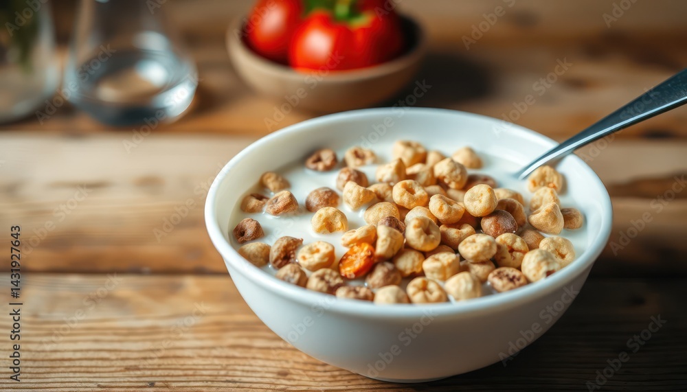 Healthy breakfast cereal bowl Healthy breakfast cereal bowl