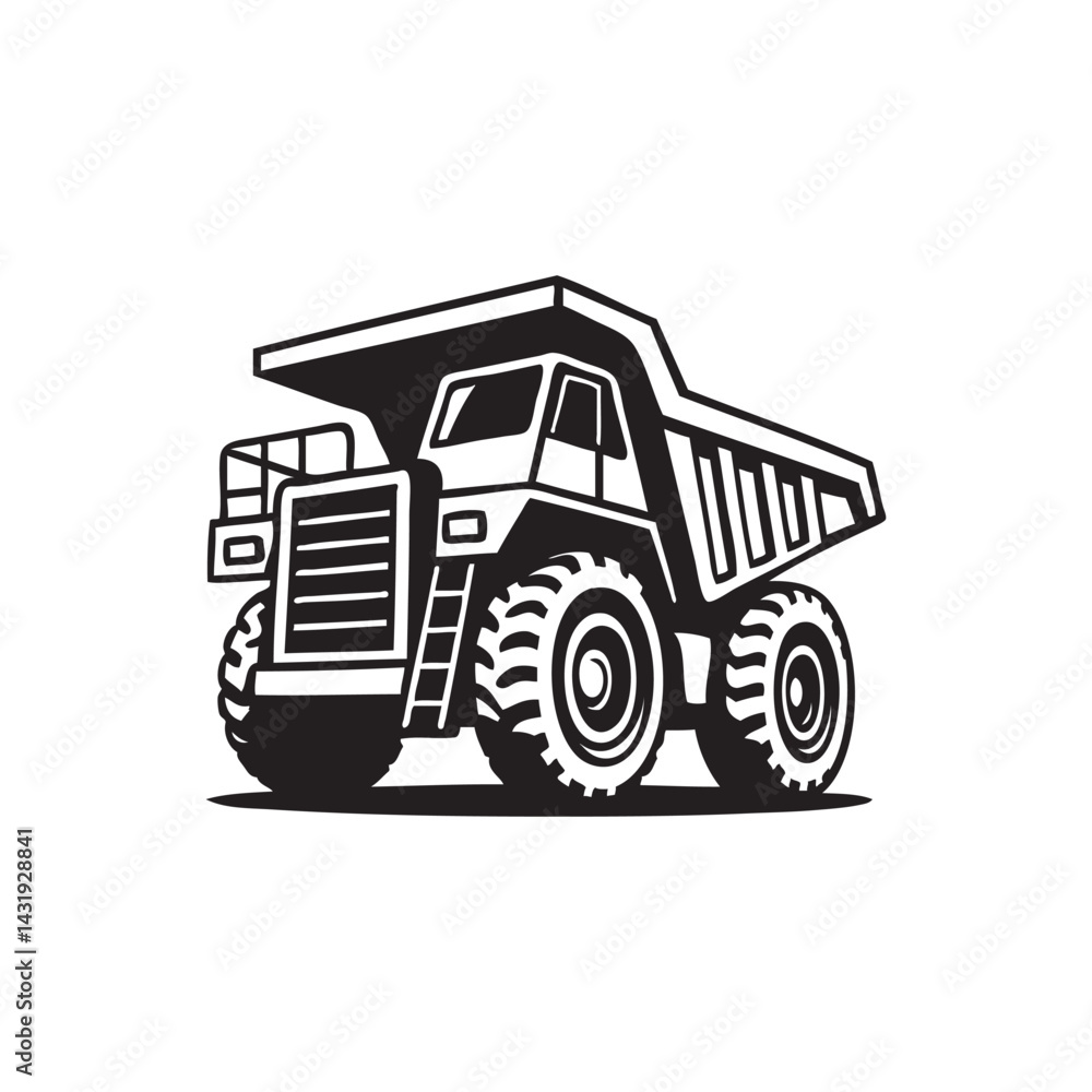 Obraz premium big mining truck