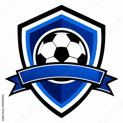 soccer ball and shield