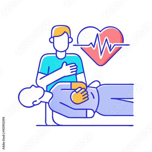CPR first aid emergency treatment for cardiac arrest
