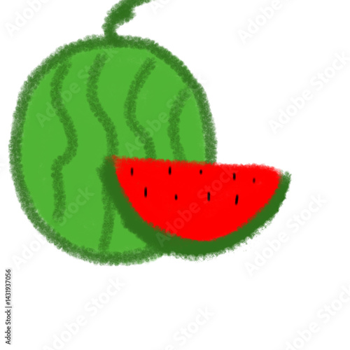 slice of watermelon