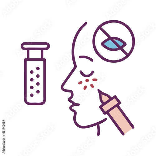 Cosmetic Procedure: Acne Treatment, Serum, and Eye Safety