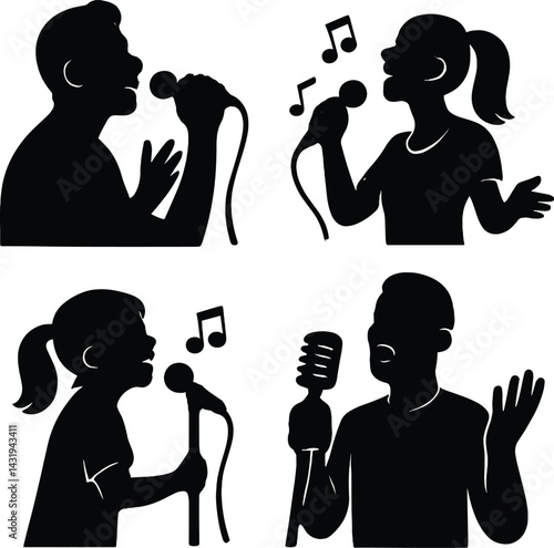 Singing Silhouette Art3.eps
